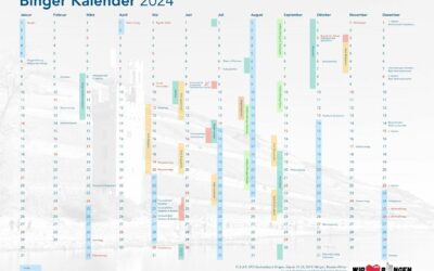 Der Binger Kalender 2024 ist da – „Jetzt kostenlos abholen oder mitnehmen“